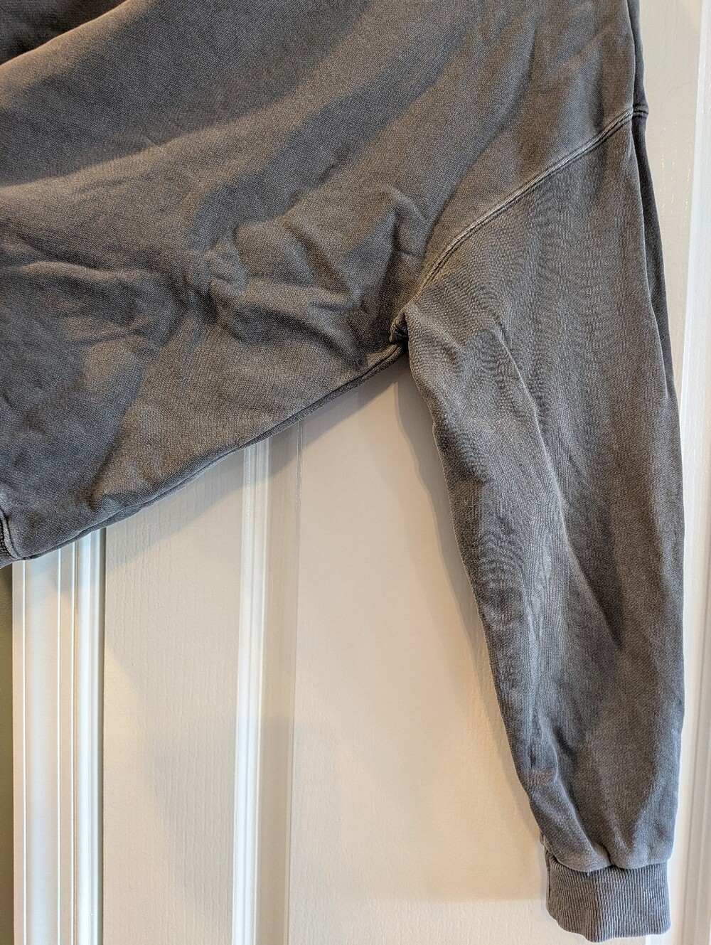 Fallet Cat Deuce Nero Sweatshirt Pigment Charcoal Gray Oversized Korean Size S - Picture 13 of 16